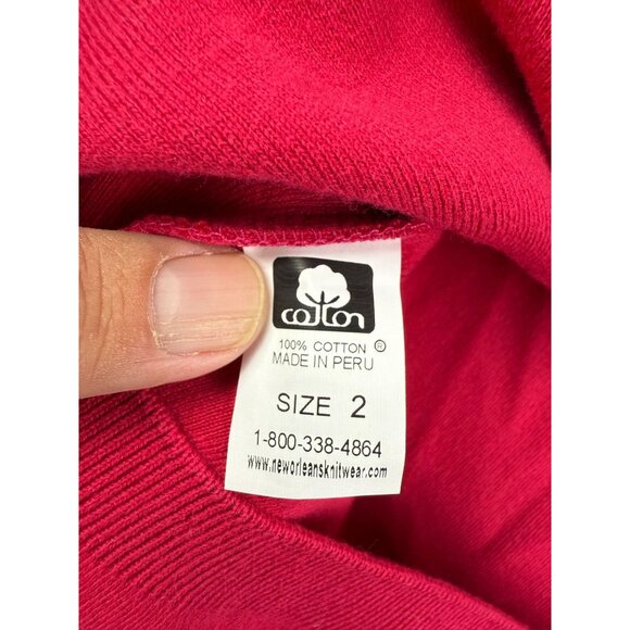 NWT New Orleans Knitwear Women's Long Sleeve Sweater Size M - Picture 6 of 8
